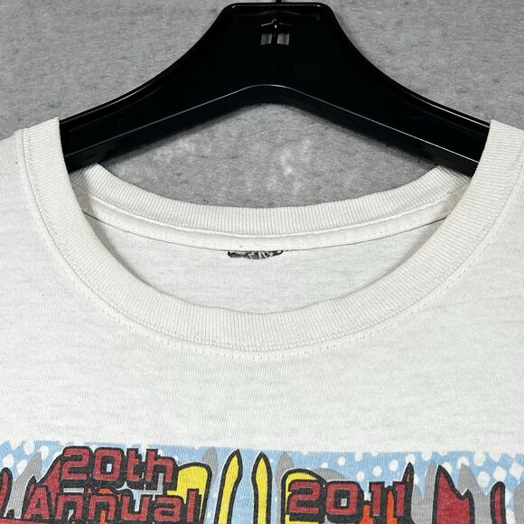 Vintage Mopar Shirt Mens Size XL White Rock Rockingham Dragway Raceway Park - Picture 3 of 12